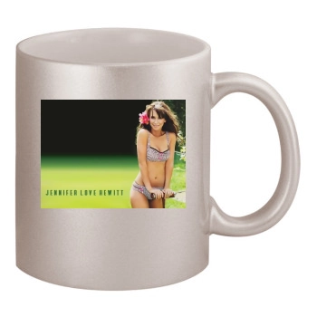 Jennifer Love Hewitt 11oz Metallic Silver Mug