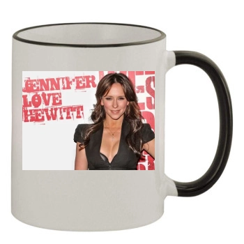 Jennifer Love Hewitt 11oz Colored Rim & Handle Mug