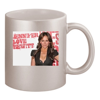 Jennifer Love Hewitt 11oz Metallic Silver Mug