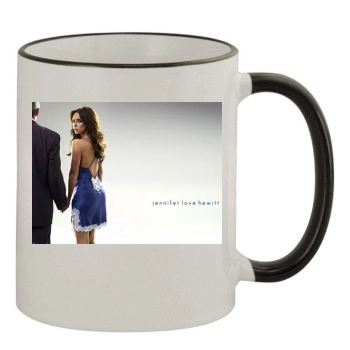 Jennifer Love Hewitt 11oz Colored Rim & Handle Mug