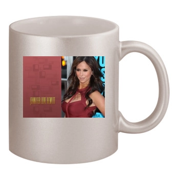 Jennifer Love Hewitt 11oz Metallic Silver Mug