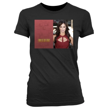 Jennifer Love Hewitt Women's Junior Cut Crewneck T-Shirt