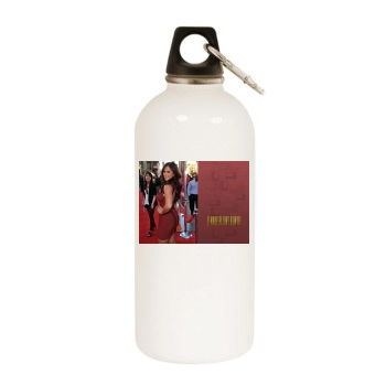 Jennifer Love Hewitt White Water Bottle With Carabiner