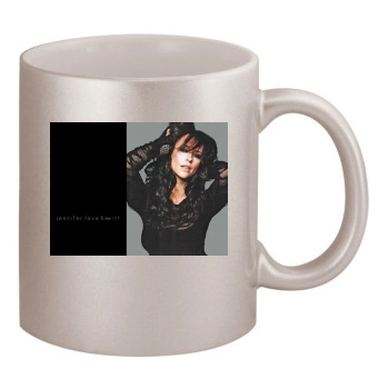 Jennifer Love Hewitt 11oz Metallic Silver Mug