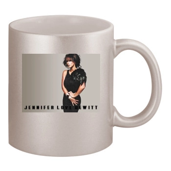 Jennifer Love Hewitt 11oz Metallic Silver Mug