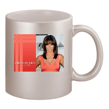 Jennifer Love Hewitt 11oz Metallic Silver Mug