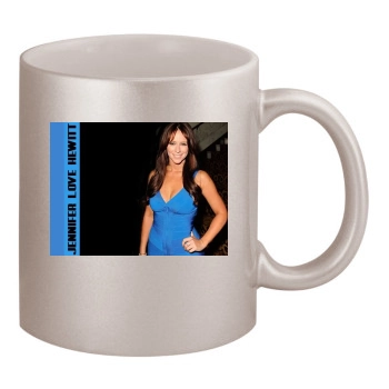 Jennifer Love Hewitt 11oz Metallic Silver Mug