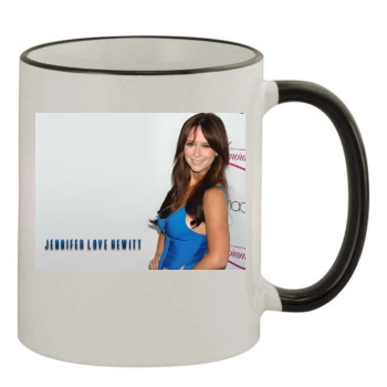 Jennifer Love Hewitt 11oz Colored Rim & Handle Mug