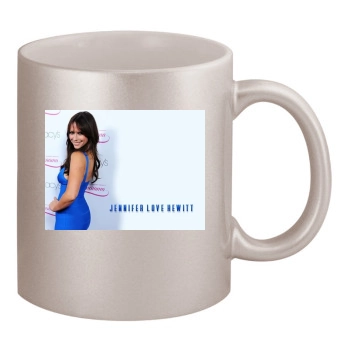 Jennifer Love Hewitt 11oz Metallic Silver Mug