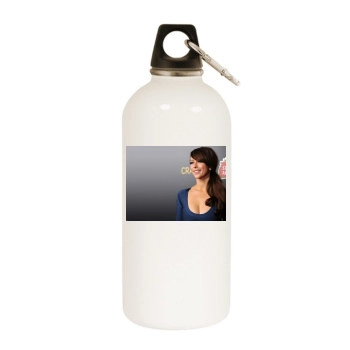 Jennifer Love Hewitt White Water Bottle With Carabiner