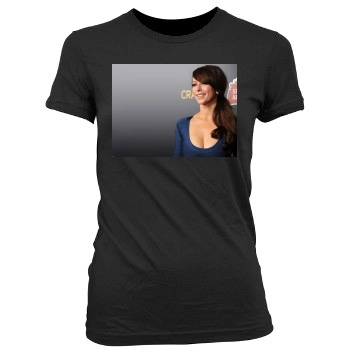 Jennifer Love Hewitt Women's Junior Cut Crewneck T-Shirt