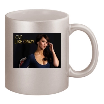 Jennifer Love Hewitt 11oz Metallic Silver Mug