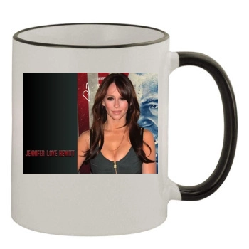 Jennifer Love Hewitt 11oz Colored Rim & Handle Mug