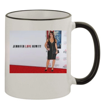 Jennifer Love Hewitt 11oz Colored Rim & Handle Mug