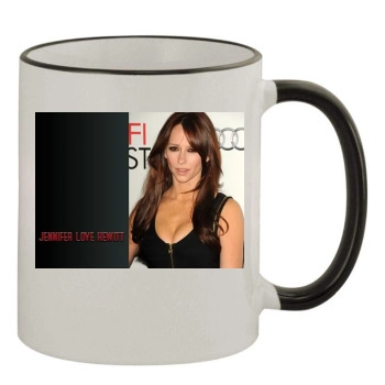 Jennifer Love Hewitt 11oz Colored Rim & Handle Mug