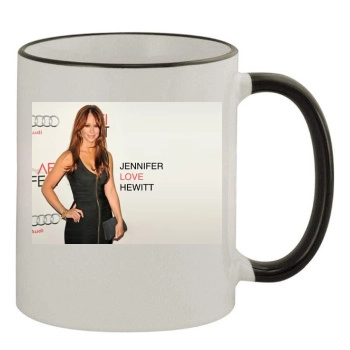 Jennifer Love Hewitt 11oz Colored Rim & Handle Mug