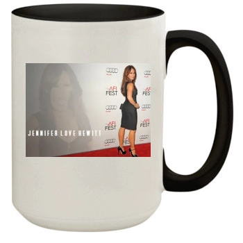 Jennifer Love Hewitt 15oz Colored Inner & Handle Mug