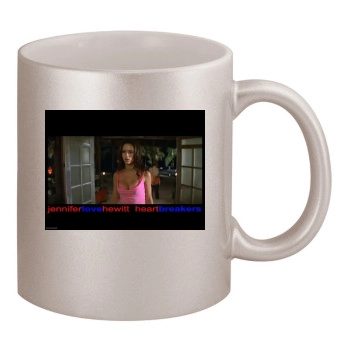 Jennifer Love Hewitt 11oz Metallic Silver Mug