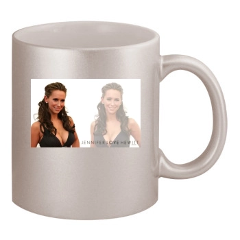 Jennifer Love Hewitt 11oz Metallic Silver Mug