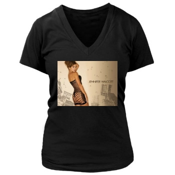 Jennifer Walcott Women's Deep V-Neck TShirt