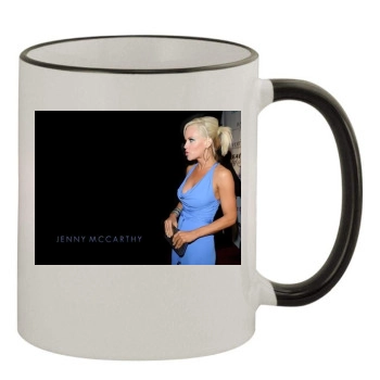 Jenny McCarthy 11oz Colored Rim & Handle Mug