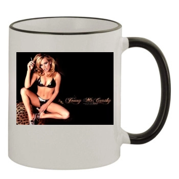 Jenny McCarthy 11oz Colored Rim & Handle Mug