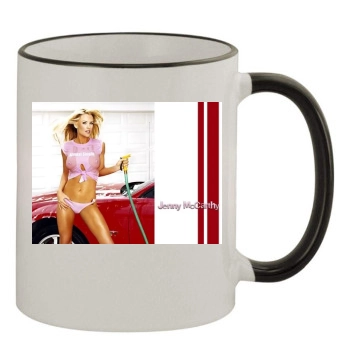 Jenny McCarthy 11oz Colored Rim & Handle Mug