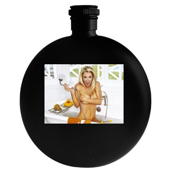 Jenny McCarthy Round Flask