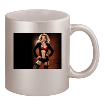 Jeri Ryan 11oz Metallic Silver Mug