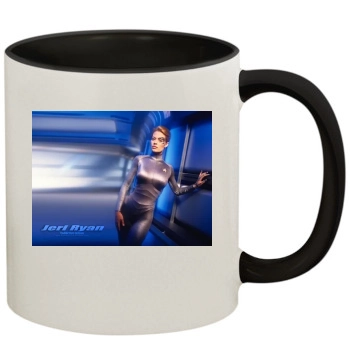 Jeri Ryan 11oz Colored Inner & Handle Mug