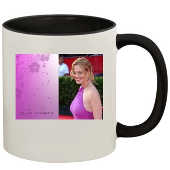 Jeri Ryan 11oz Colored Inner & Handle Mug