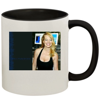 Jeri Ryan 11oz Colored Inner & Handle Mug