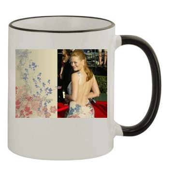 Jeri Ryan 11oz Colored Rim & Handle Mug