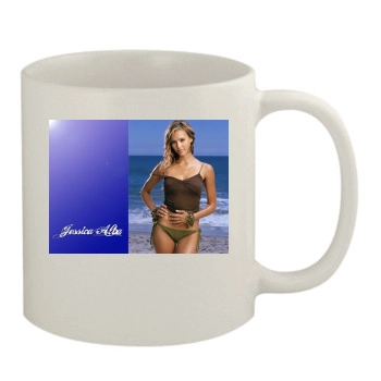 Jessica Alba 11oz White Mug