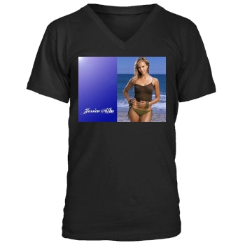 Jessica Alba Men's V-Neck T-Shirt