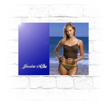 Jessica Alba Metal Wall Art