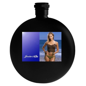 Jessica Alba Round Flask