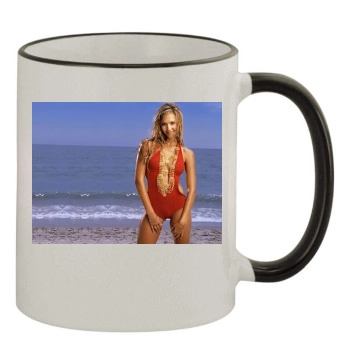 Jessica Alba 11oz Colored Rim & Handle Mug