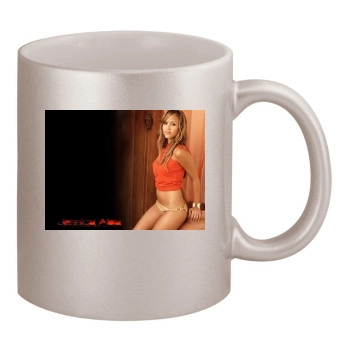 Jessica Alba 11oz Metallic Silver Mug