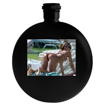 Jessica Alba Round Flask