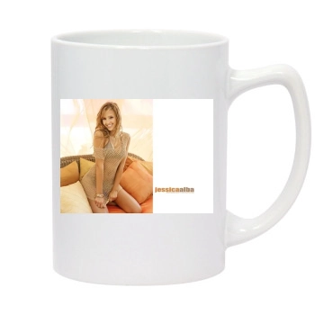 Jessica Alba 14oz White Statesman Mug