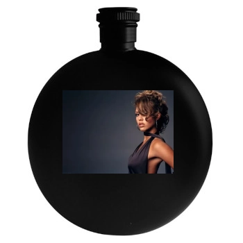 Jessica Alba Round Flask