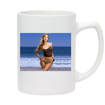 Jessica Alba 14oz White Statesman Mug