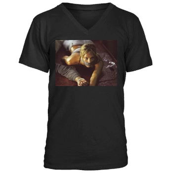 Jessica Alba Men's V-Neck T-Shirt