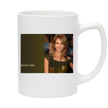 Jessica Alba 14oz White Statesman Mug