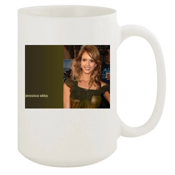 Jessica Alba 15oz White Mug