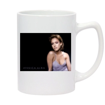 Jessica Alba 14oz White Statesman Mug