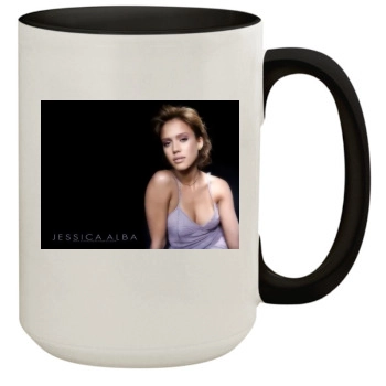 Jessica Alba 15oz Colored Inner & Handle Mug