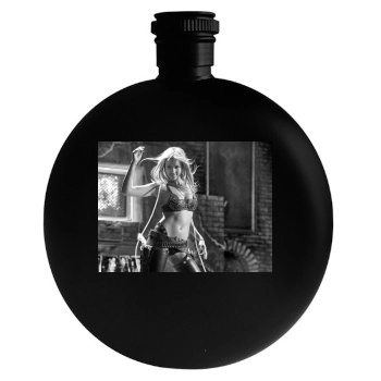 Jessica Alba Round Flask