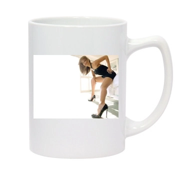 Jessica Alba 14oz White Statesman Mug